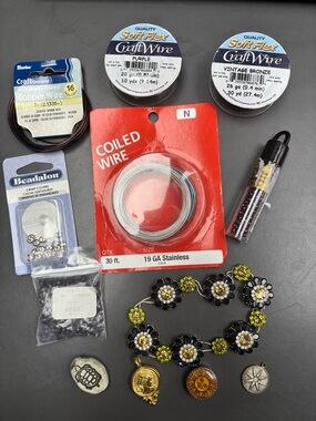 NWT Softflex, Darice, & Midwest Fastner Craft Wire, Beadalon & John Bead Lot